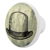 ボウリングをする人、 クリケットの投手帽子 セラミックノブ (右)