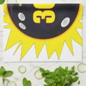 ボウリングをする人、 クリケットの投手300完璧なゲーム,ボーリングボールグラフィックス キッチンタオル (折り畳み)