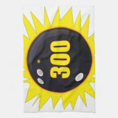 ボウリングをする人、 クリケットの投手300完璧なゲーム,ボーリングボールグラフィックス キッチンタオル (縦)