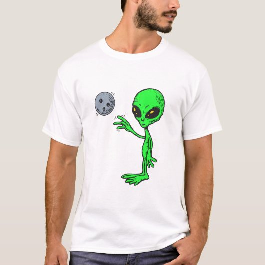 ボウリングエイリアン Tシャツ (正面)