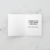 ボウリングクリスマス シーズンカード (内部)