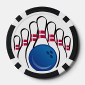 ボウリングデザインのポーカーチップ ポーカーチップ (裏面)