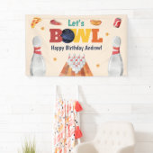 ボウリングバースデーパーティーバナー Let's Bowl 横断幕 (インサイチュ)