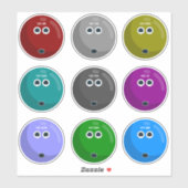 ボウリングパーソナライズされたボールのヒ素シール シール (シート)