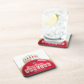 ボウリングパーソナライズされたボールレーンズピンレトロリーグ コースター (右側)