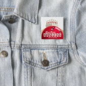 ボウリングパーソナライズされたボールレーンズピンレトロリーグ 缶バッジ (インサイチュ)