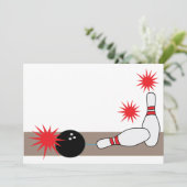 ボウリングパーティー ブランク インビテーション (スタンド正面)