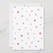 ボウリングピンクお誕生日おめでとう　私と一緒に転がってくれてありがとう サンキューカード (裏面)