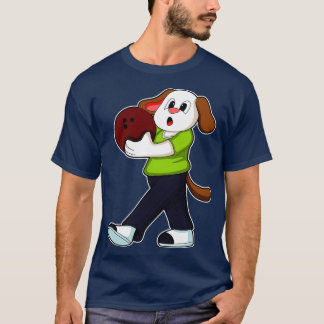 ボウリングボーリングで犬1 Tシャツ