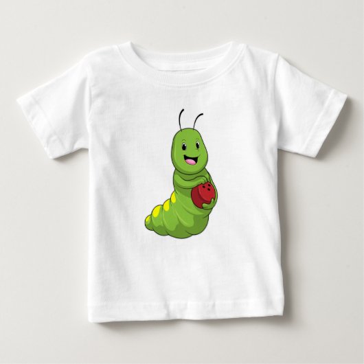 ボウリングボーリングのキャタピラ ベビーTシャツ (正面)