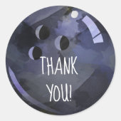 ボウリングボールありがとう ラウンドシール (正面)