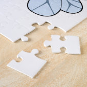 ボウリングボールでボーリングをする ジグソーパズル (側面)