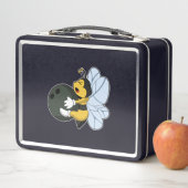 ボウリングボールでボーリングをする メタルランチボックス (インサイチュ)