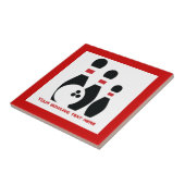 ボウリングボールとピンカスタムの タイル (側面)