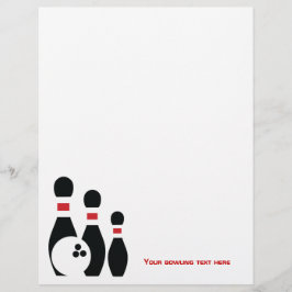 ボウリングボールとピンカスタムフライヤー