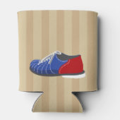 ボウリングボールとピンパーソナライズされた 缶クーラー (裏面)