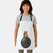 ボウリングボールとボーリングのリス エプロン (インサイチュ)