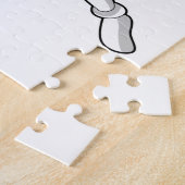 ボウリングボールのボーリングのボーリングピン ジグソーパズル (側面)