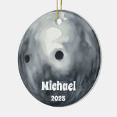 ボウリングボールオーナメント、オーナメント、キッズスポーツ セラミックオーナメント (左)