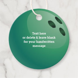 ボウリングボールデザインフアグリーカード フェイバータグ