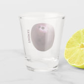 ボウリングボールパーソナライズされたショットガラス ショットグラス (裏面)