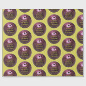 ボウリングボールパーソナライズされたラッピング紙 ラッピングペーパー (フラット)