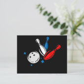 ボウリングボールボーリングピンボウリングをする人、 クリケットの投手ボウリングをする人、 クリケット 案内ポストカード (スタンド正面)