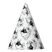 ボウリングボール及びピン紙帽子 パーティーハット (裏面)