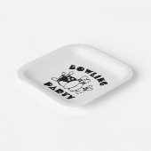 ボウリングボール及びピン ペーパープレート (傾斜あり)