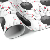 ボウリングボール誕生日 ラッピングペーパー (ロールコーナー)