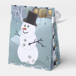 ボウリングボール雪だるまクリスマス フェイバーボックス