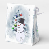 ボウリングボール雪だるまクリスマス フェイバーボックス (裏面サイド)