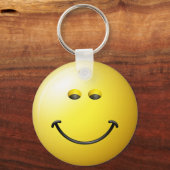 ボウリングボール顔 キーホルダー (正面)