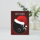 ボウリングボール クリスマスグリーティング シーズンポストカード (スタンド正面)