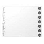 ボウリングボール ノートパッド (正面)