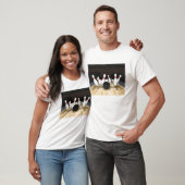 ボウリングボール&ピン: 3Dモデル: Tシャツ (ユニセックス)