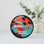 ボウリングボール, ボウリング, 男の子の誕生日パーティー 招待状 (スタンド正面)