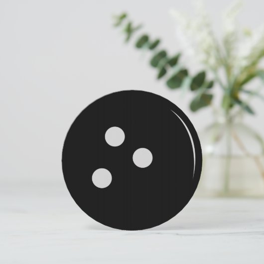 ボウリングボール 招待状 (スタンド正面)