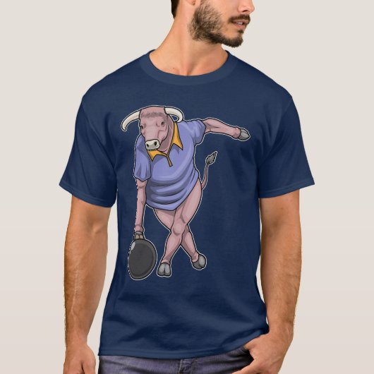 ボウリングボール Tシャツ (正面)
