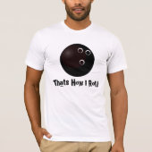 ボウリングボールTシャツ Tシャツ (正面)