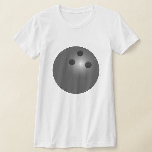 ボウリングボールTシャツ Tシャツ (レイダウン)