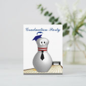 ボウリング卒業パーティー 招待状 (スタンド正面)