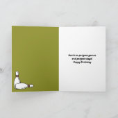 ボウリング恐竜の漫画 カスタマイズボウラー カード (内部)