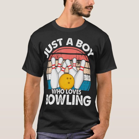 ボウリング男子 Tシャツ (正面)