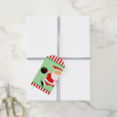 ボウリング クリスマス ホリデー ギフトタグ (より糸付き)