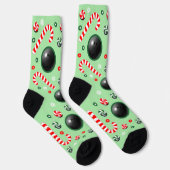 ボウリング クリスマス ホリデー ギフト ソックス (右)