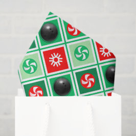 ボウリング クリスマス ホリデー ギフト ティッシュペーパー 薄葉紙
