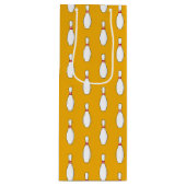 ボウリング スキットル パターン ワインギフトバッグ (正面)