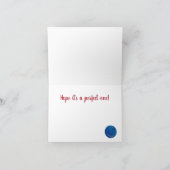 ボウリング デザイン 誕生日 カード (内部)