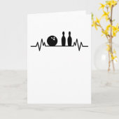 ボウリング ハートビート ボウラー ピン ボウリング プレーヤー ギフト カード (黄色い花)